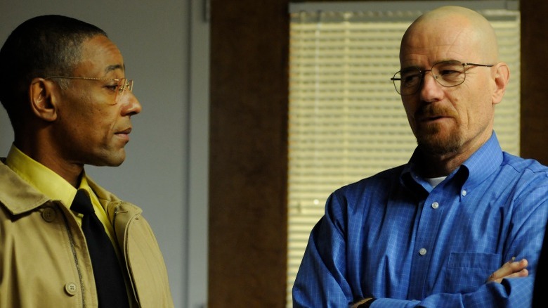 Giancarlo Esposito and Bryan Cranston in Breaking Bad