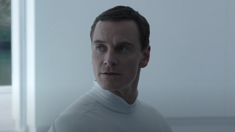 David in a white room in Prometheus