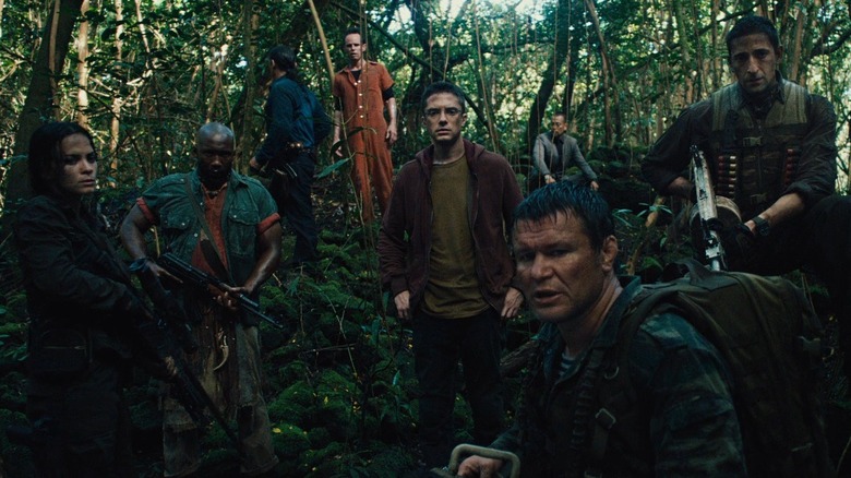 Danny Trejo, Adrien Brody, Alice Braga, Walton Goggins, Topher Grace, Oleg Taktarov, Mahershala Ali, and Louis Ozawa in Predators