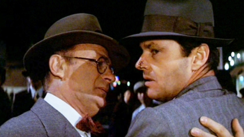 Joe Mantell and Jack Nicholson in Chinatown