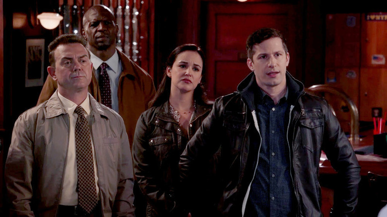 Brooklyn 99 cast in bar