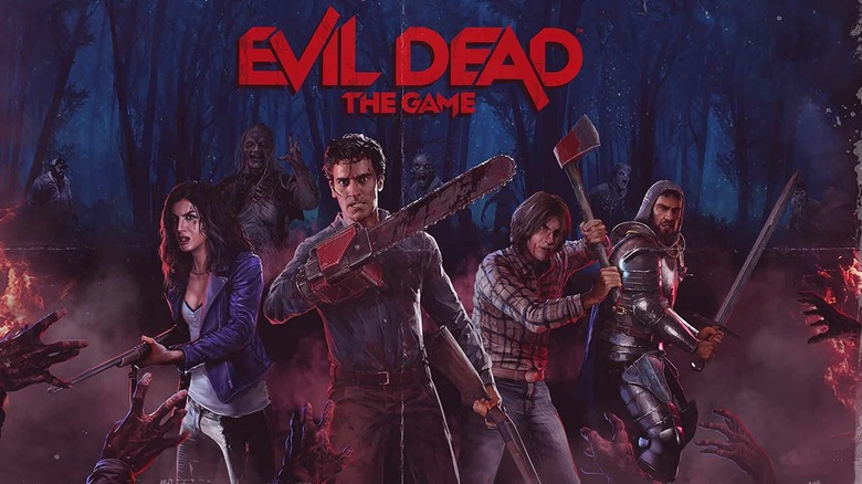 Saber Interactive Evil Dead The Game video game 2022 key art