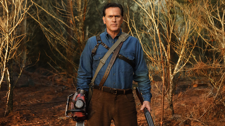 Bruce Campbell as Ash Williams in S3 of Starz Ash vs. the Evil Dead