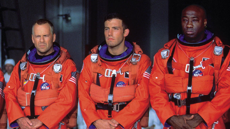 Michael Clarke Duncan Bruce Willis Ben Affleck astronauts Armageddon