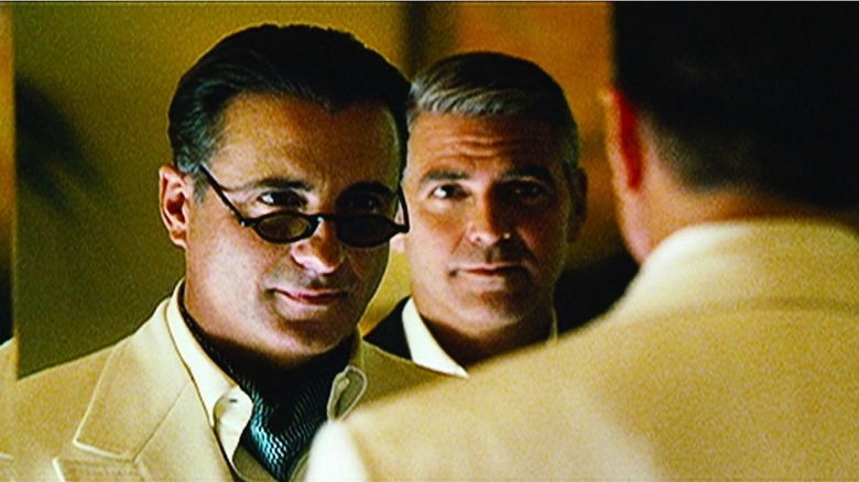 George Clooney is breathing down Andy Garcia's neck in Ocean's Thirteen