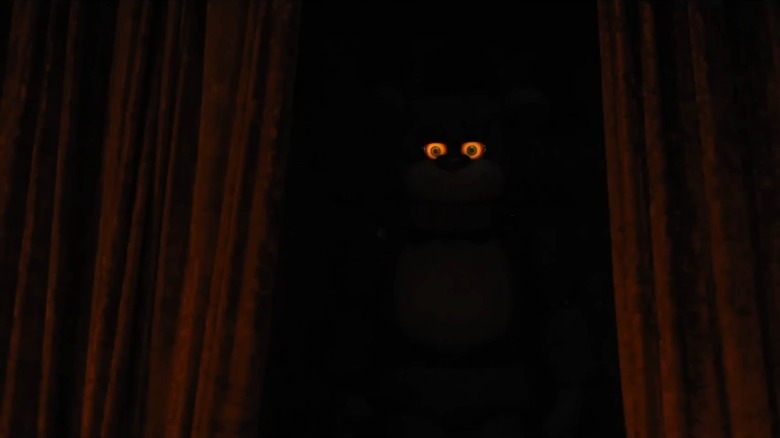 Freddy stares through the darkness