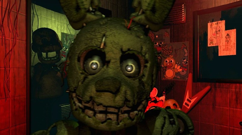 Five Nights at Freddy's 3 Springtrap attacks