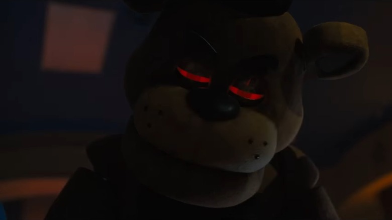 Five Nights at Freddy's Freddy's eyes glow red