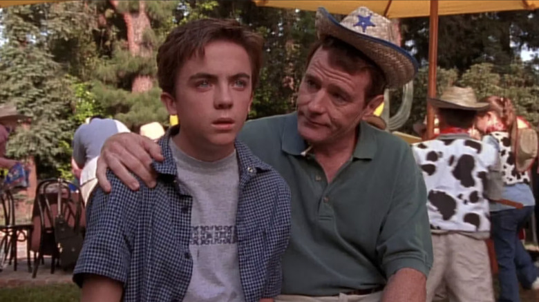 Frankie Muniz and Bryan Cranston on Malcolm in the Middle