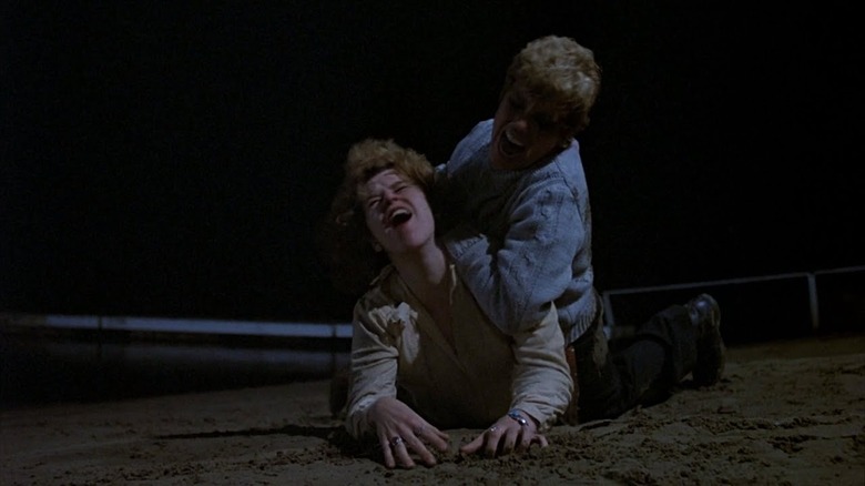 Betsy Palmer fighting Adrienne King Friday the 13th