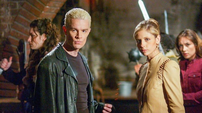 James Marsters and Sarah Michelle Gellar in Buffy the Vampire Slayer