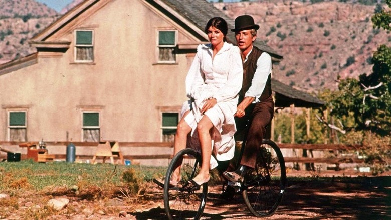 Katharine Ross and Paul Newman in Butch Cassidy and the Sundance Kid