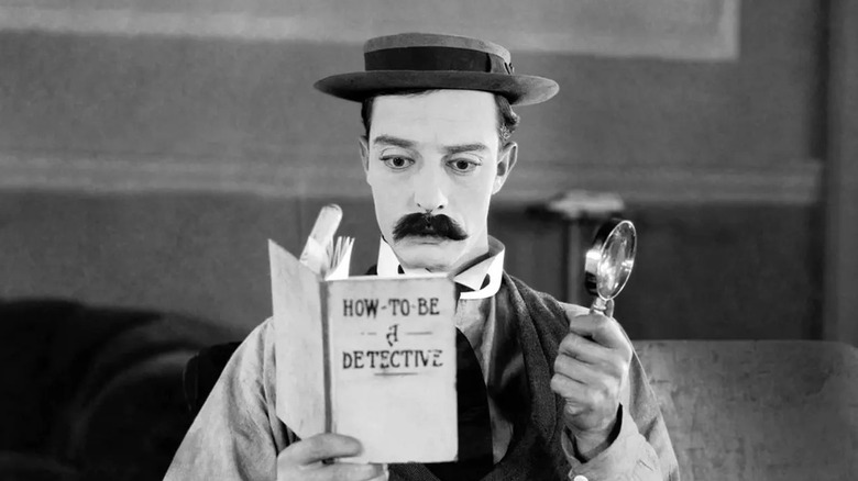 Buster Keaton in Sherlock Jr. 