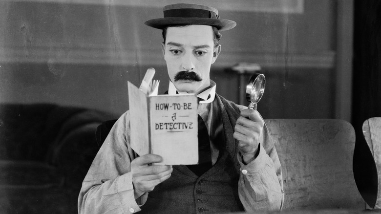 Buster Keaton in Sherlock Jr.