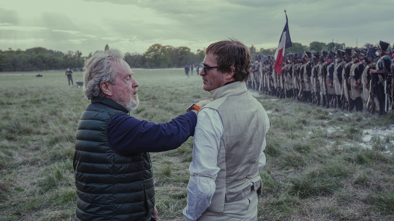 Napoleon movie Ridley Scott BTS 