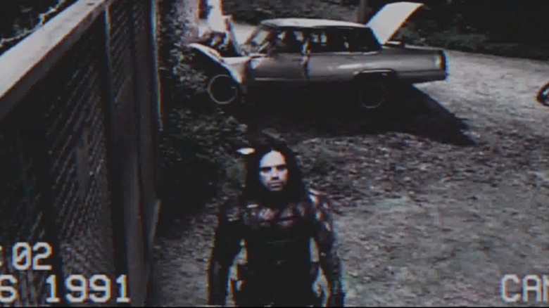 James Barnes in the security tape in Captain America: Civil War 