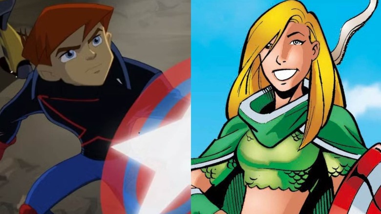 James and Sarah Rogers from Marvel's animated shows and comics