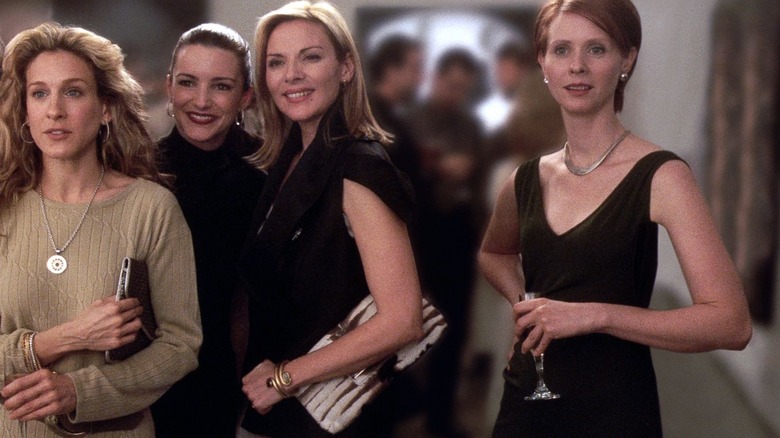 Sarah Jessica Parker, Kristin Davis, Kim Cattrall, and Cynthia Nixon in Sex and the City