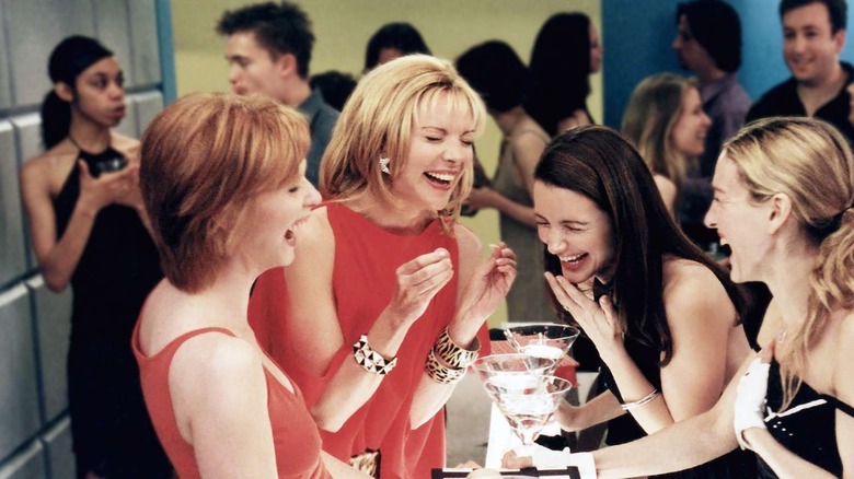 Cynthia Nixon, Kim Cattrall, Kristin Davis, and Sarah Jessica Parker in Sex and the City