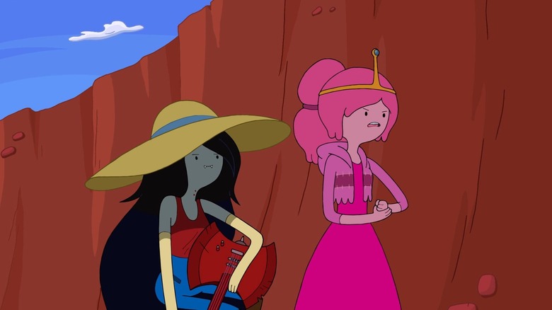 Marceline and Princess Bubblegum in Adventure Time