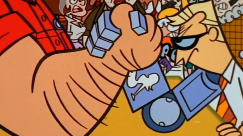 Dexter's Laboratory arm wrestle