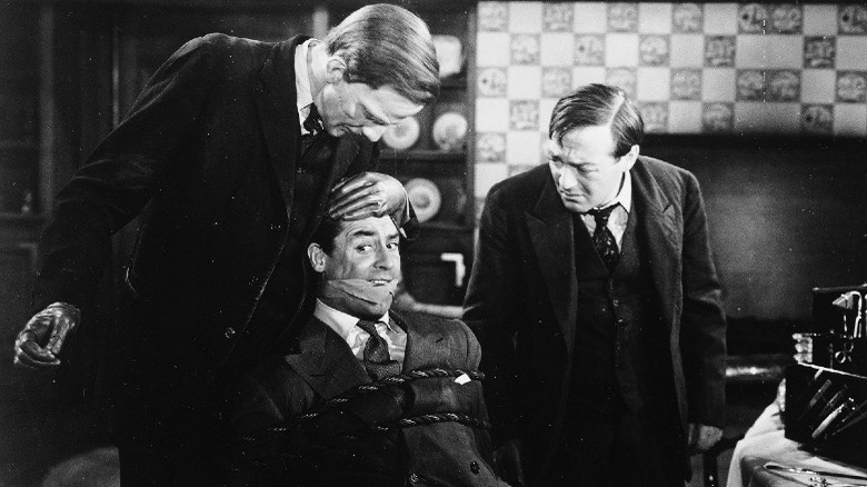 Raymond Massey, Cary Grant, and Peter Lorre in Arsenic and Old Lace