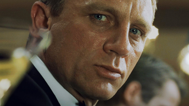 James Bond Daniel Craig's Eye Martini's Eyes at Casino Royale