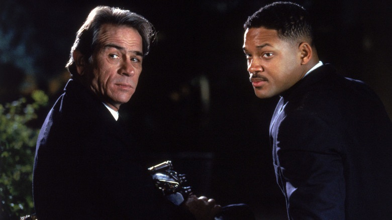 Agent K and Agent J in Men in Black