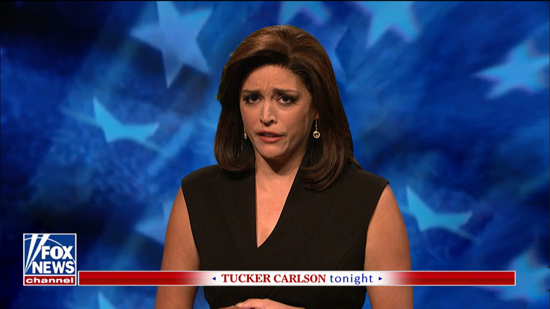 Cecily Strong parodying Fox News