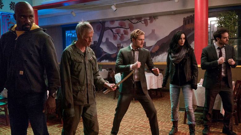 The main cast of The Defenders