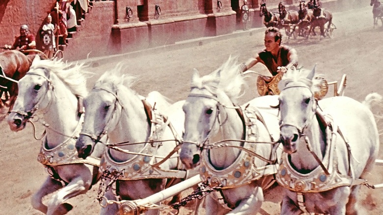 Charlton Heston Had One Worry When It Came To Ben Hur S Famous Chariot Race