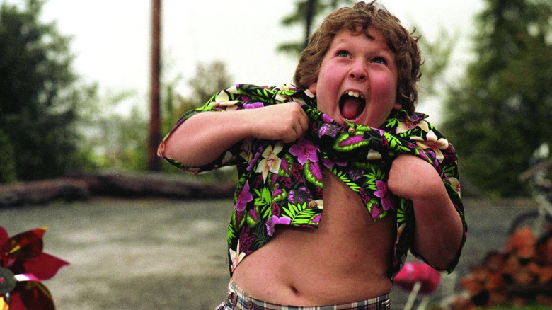 The Goonies' Chunk doing the Truffle Shuffle