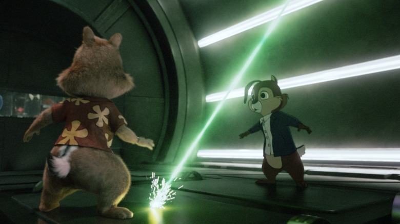 chip n dale dodging lasers