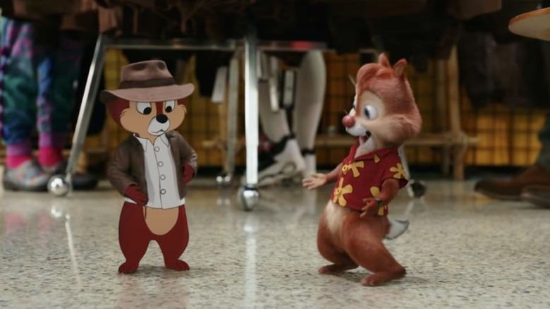 Chip and Dale suiting up in "Chip n' Dale: Rescue Rangers"