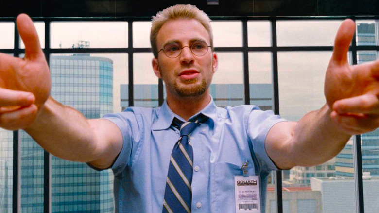 Chris Evans as Jake Jensen in The Losers