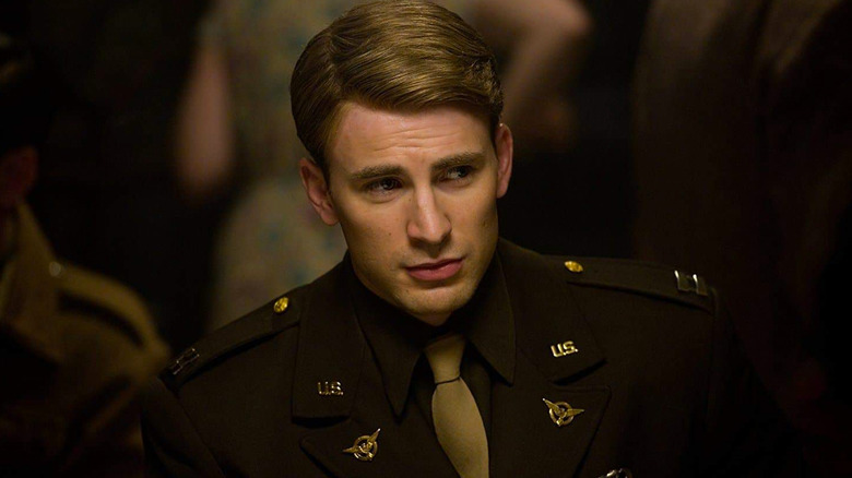 Chris Evans as Steve Rogers/Captain America in Captain America: The First Avenger