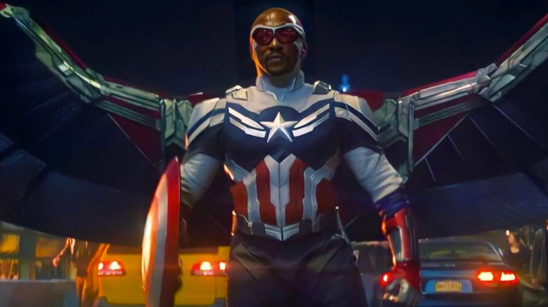 Anthony Mackie as Sam Wilson/Captain America in The Falcon and the Winter Soldier