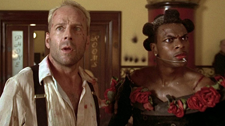 Bruce Willis and Chris Tucker in The Fifth Element