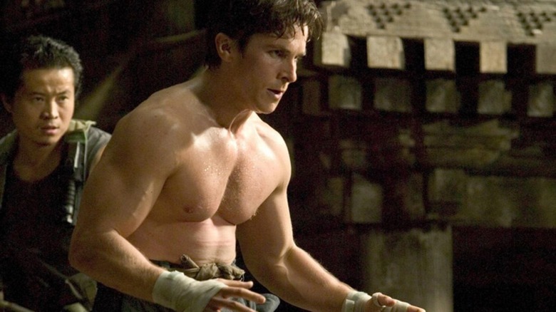 Batman Begins bale shirtless