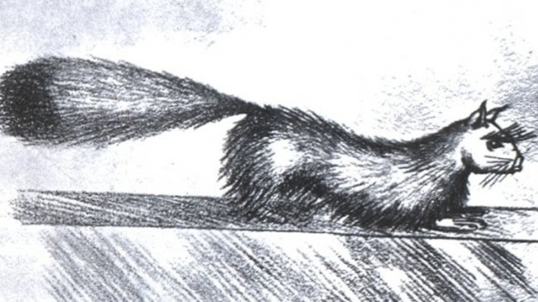 George Scott's sketch of Gef the mongoose