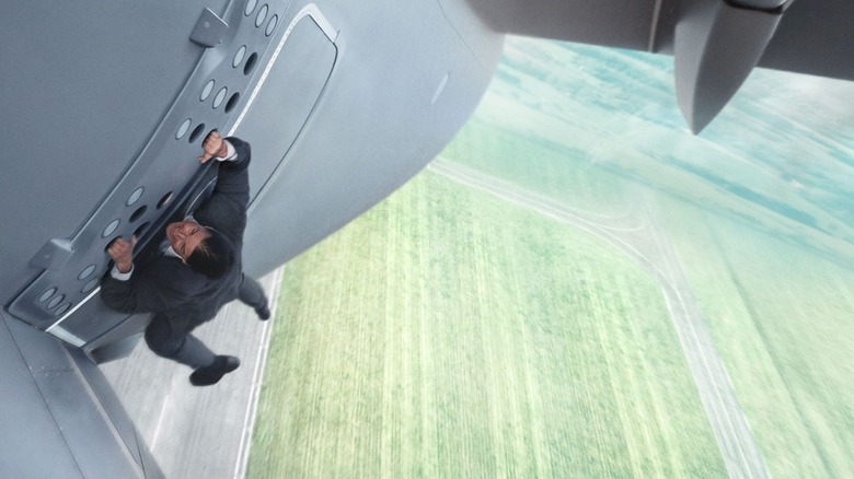 Tom Cruise in Mission Impossible Rogue Nation