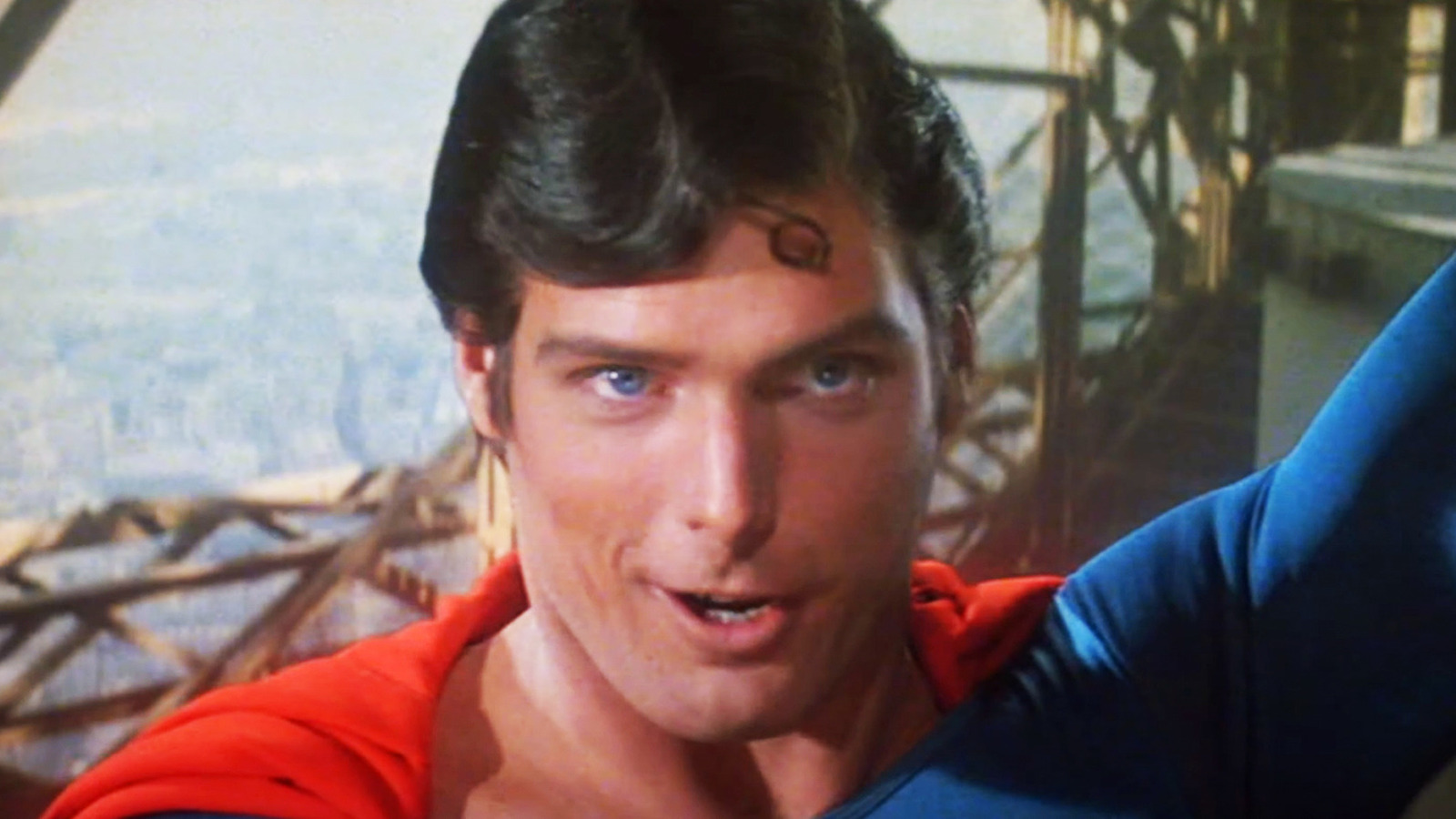 Iconic Superman screen test that started it all! Christopher Reeve  auditions for Superman in 1977 and even with black shoe polish in his…