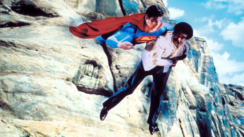 Christopher Reeve and Richard Pryor in Superman III