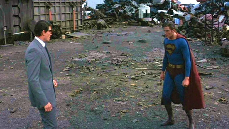 Clark Kent vs. evil Superman in Superman III