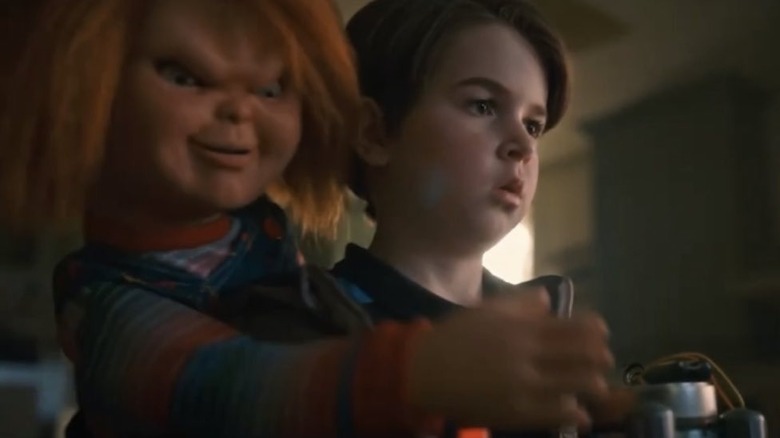Chucky and Simon Webster in the Chucky series