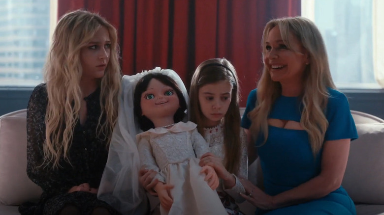 Alyvia Alyn Lind, Carina Battrick, and Barbara Alyn Woods in Chucky season 2