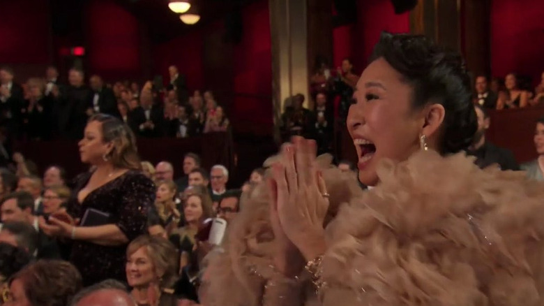 Sandra Oh at the 2020 Oscars