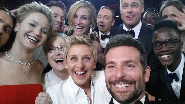 Oscar selfie with Ellen DeGeneres