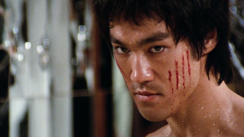 Bruce Lee, Enter the Dragon, bloody face