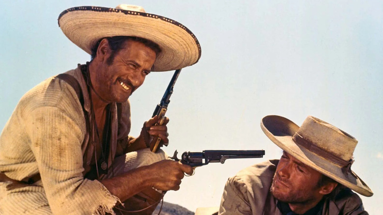 Eli Wallach and Clint Eastwood in The Good, the Bad and the Ugly